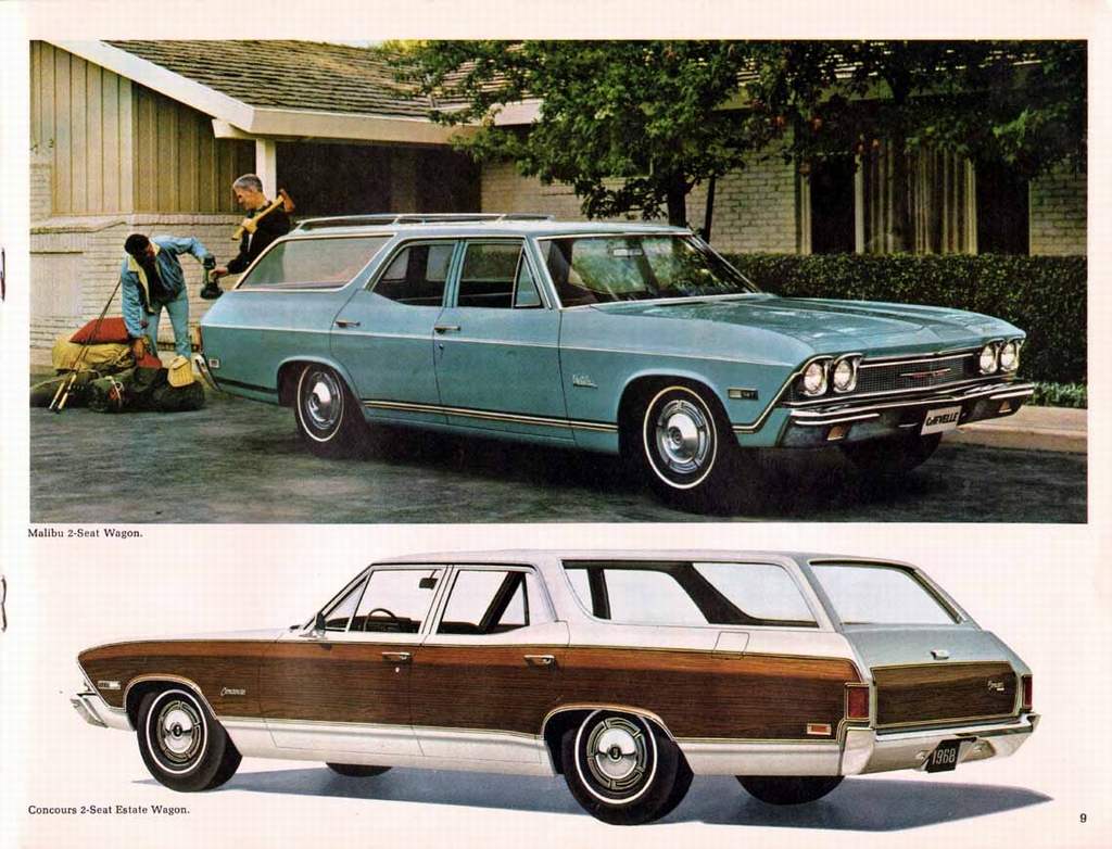 1968 Chevrolet Wagons Brochure Page 2